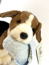 Avanti Baby Animals Beagle Pup Puppy Dog Realistic NWT Blue Slipper 14”