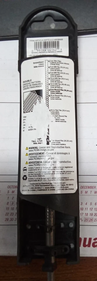 Kobalt 6” in Round File 0118420 Circular Openings Concave Surfaces - Image 2 of 2