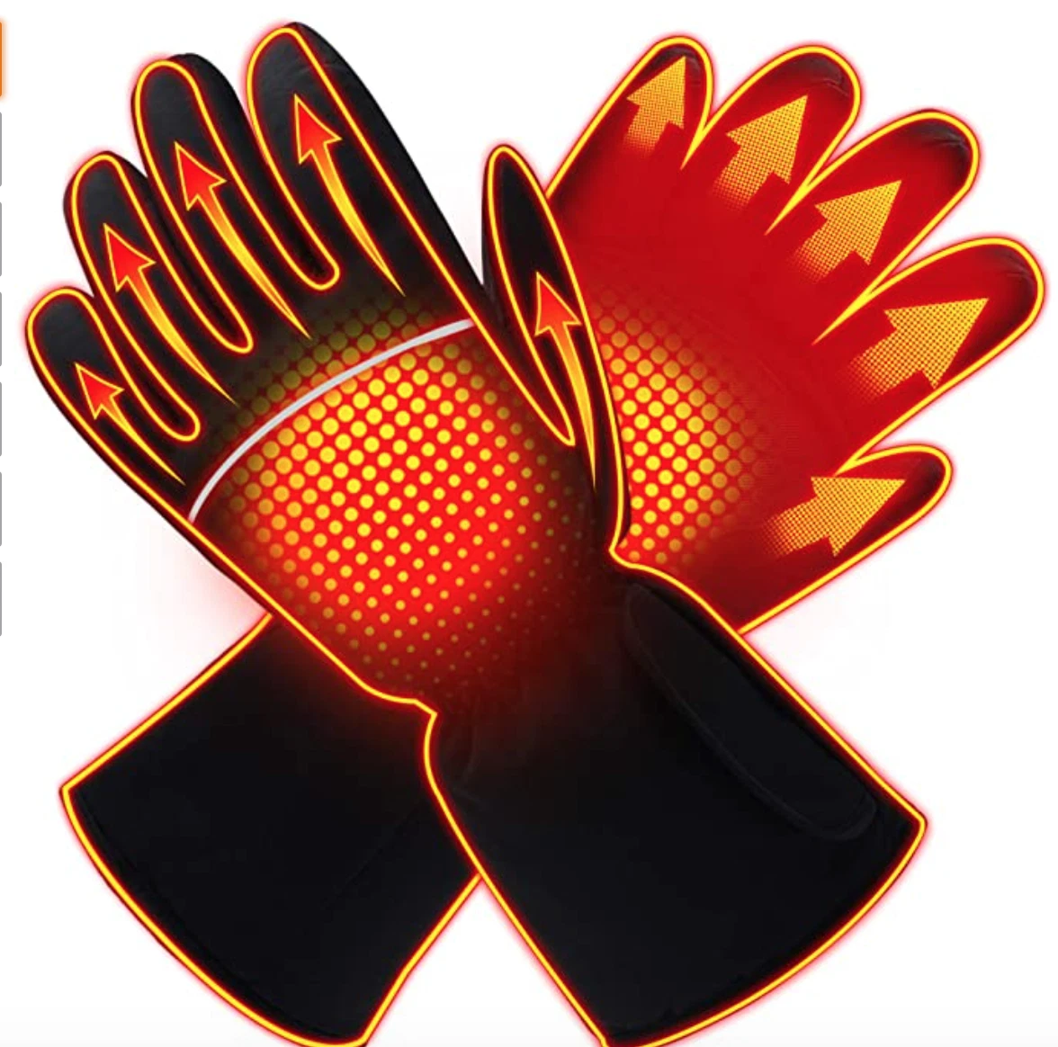 Heated Gloves Touchscreen Heating Glove,Men Women 2200mAh Li-ion Battery ONESIZE