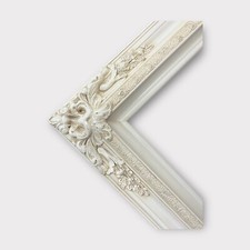 14 x 18 In Stock-Traditional compo XL ornate corners wood frame, Ivory ,vintage.