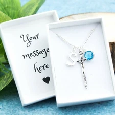 Sword Necklace, Personalised Gift, Gothic Gifts, Tarot Necklace, Medieval Charm