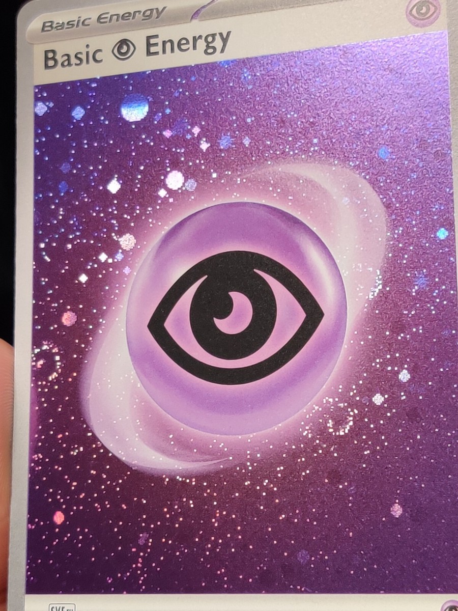 3 SWIRLS Psychic Holo Energy 005 SV1en Pokemon Card Scarlett