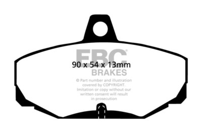 EBC Greenstuff Rear Brake Pads for Caterham 7 1.4 (91 on)