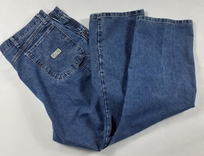 Wrangler Jeans 42 X Men's Pocket Carpenter +Loop Blue Denim