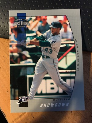 2005 Donruss Team Heroes Showdown Silver #307 Joey Gathright - #'d/50