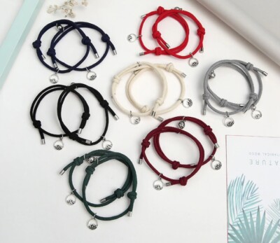 Partner Armband Pärchen Bracelet Magnet Couple Liebe 2 Teilig Schmuck Süß Paar