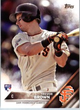 2016 Topps #433 Trevor Brown San Francisco Giants Rookie Card