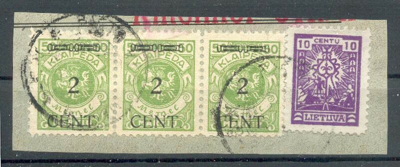 Memel 167 Three Stripe Gest. Luxury Letter Piece BPP (G6487)