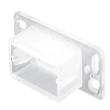 Prime-Line Plastic Center Guide Drawer Track Back Plate 2 pk