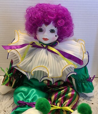 Nicki Clown Musical Porcelain Doll Ltd  Edition Betty Jane Carter Doll 912700-77