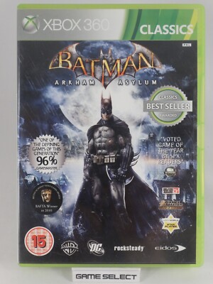 BATMAN: ARKHAM ASYLUM Microsoft Xbox 360 PAL Original Komplett mit Anleitung