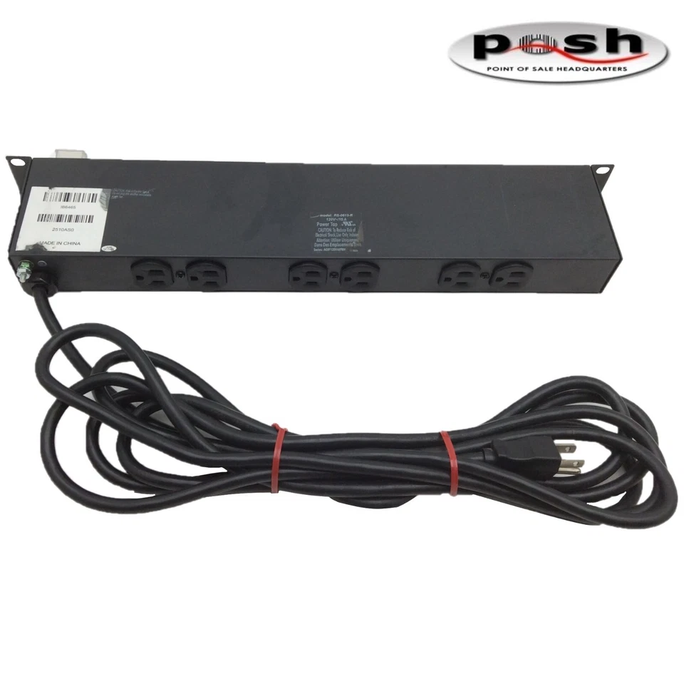 **Lot of 10** Tripp Lite RS-0615-R Power Strip Rack-Mount Metal 120V-15R - Image 3 of 4