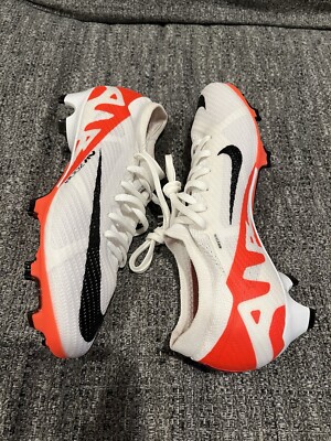 Nike Zoom Vapor 15 Pro FG Soccer Cleats White/Crimson Mens Size