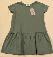 Cat Jack Baby Toddler Girls Green Dress NWT size 4T