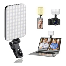 ALTSON 60 LED Portable Selfie Light Video Conference Lighting with Clip