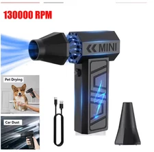 Powerful Electric Blower Air Duster Portable Turbo Blower Car Cleaning Pet Dryer