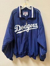Vintage Majestic Los Angeles Dodgers Jacket Size X-Large Dugout Jacket