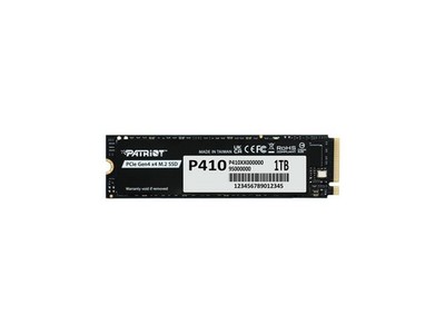 Patriot P410P1TBM28H NVMe PCIe Gen4 M.2 2280 SSD 1TB Up to 5000/4500 MB/s