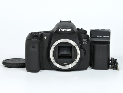 Canon EOS 60D 18.0MP DSLR Digital Camera Body Black SC4307 [Mint]