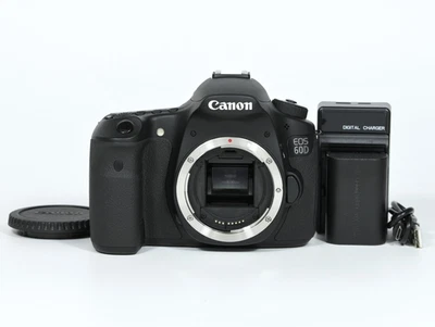Canon EOS 60D 18.0MP DSLR Digitalkamera Gehäuse Schwarz [Mint] SC4307 - Bild 1 von 4