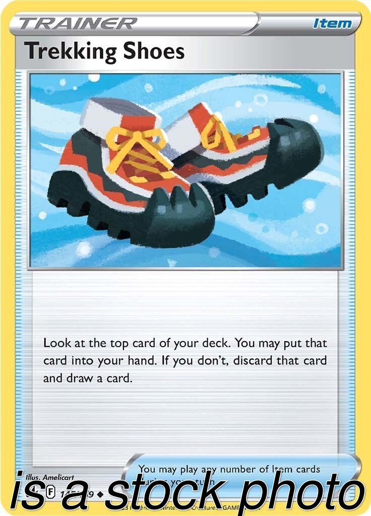 Trekking Shoes 145/159 SWSH: Crown Zenith Reverse Holofoil Pokemon (LP-NM)