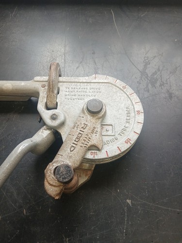 RIDGID N. 358 CURVATUBI RAGGIO 5/8-3" NESSUN PROBLEMA TROVATO - Foto 11 di 12