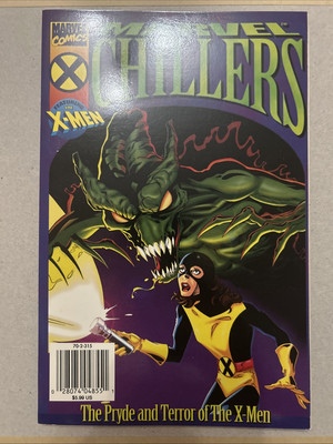 Marvel Chiller Comic Book, X-Men, The Pryde And Terror Of The X-Men