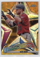 2022 Chrome Logofractor Edition Future Stars Gold Refractor 12/50 Seth Beer 0y0n