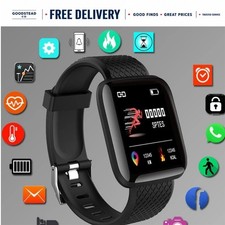 Smart Watch Fitness Tracker Bracelet for Men Women Android iOS Heart Rate