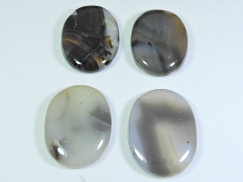 240 ct. Agata naturale del Botswana ovale cabochon pietra preziosa