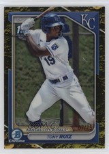 2024 Bowman Chrome Prospects Yellow Lunar Refractor 7/75 Tony Ruiz #BCP-80 1k9t