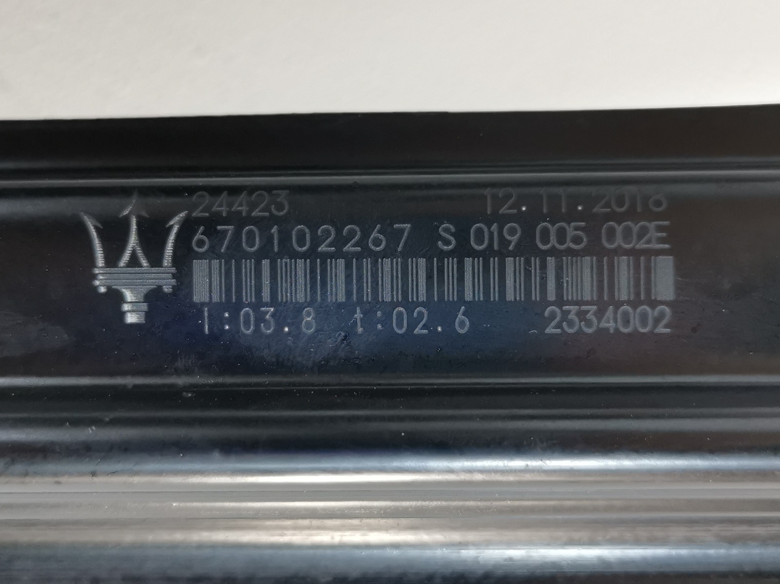 Maserati Ghibli 2019 M156E RWD 3.0 L Front Right Door Window Regulator Motor OEM