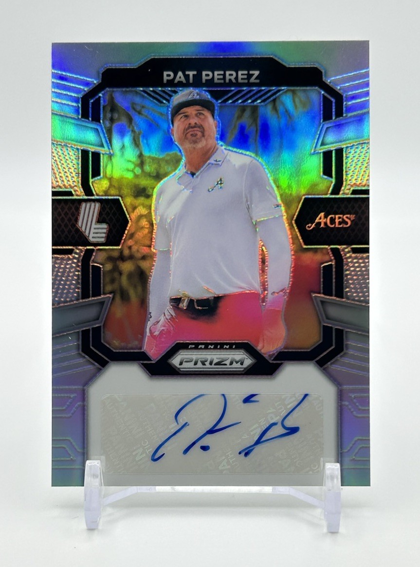 2024 Panini Prizm LIV Golf Pat Perez Silver Prizm Autograph /99 #SIG-PPE