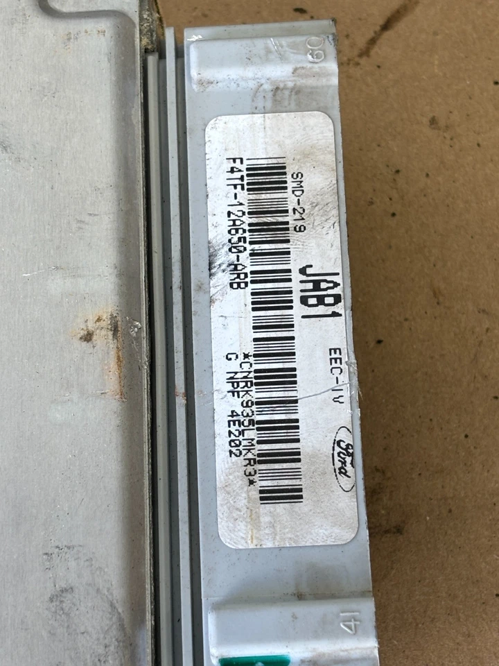 1992 94 95 1996 福特 F250 F350 F150 BRONCO ECM CORE 302 签名 4WD AC CRUISE JAB1 — 第 2/4 张图片