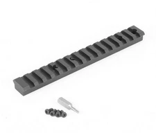 EGW Picatinny Scope Rail 0 MOA For HD Tikka T1x Matte Black Hardcoat - 80520