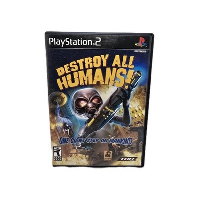 Destroy All Humans! 2005 Sony PlayStation 2 PS2 CIB Complete Video Game