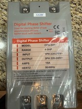 Digital Phase Converter 15A 220V Single to Three Phase 5 HP