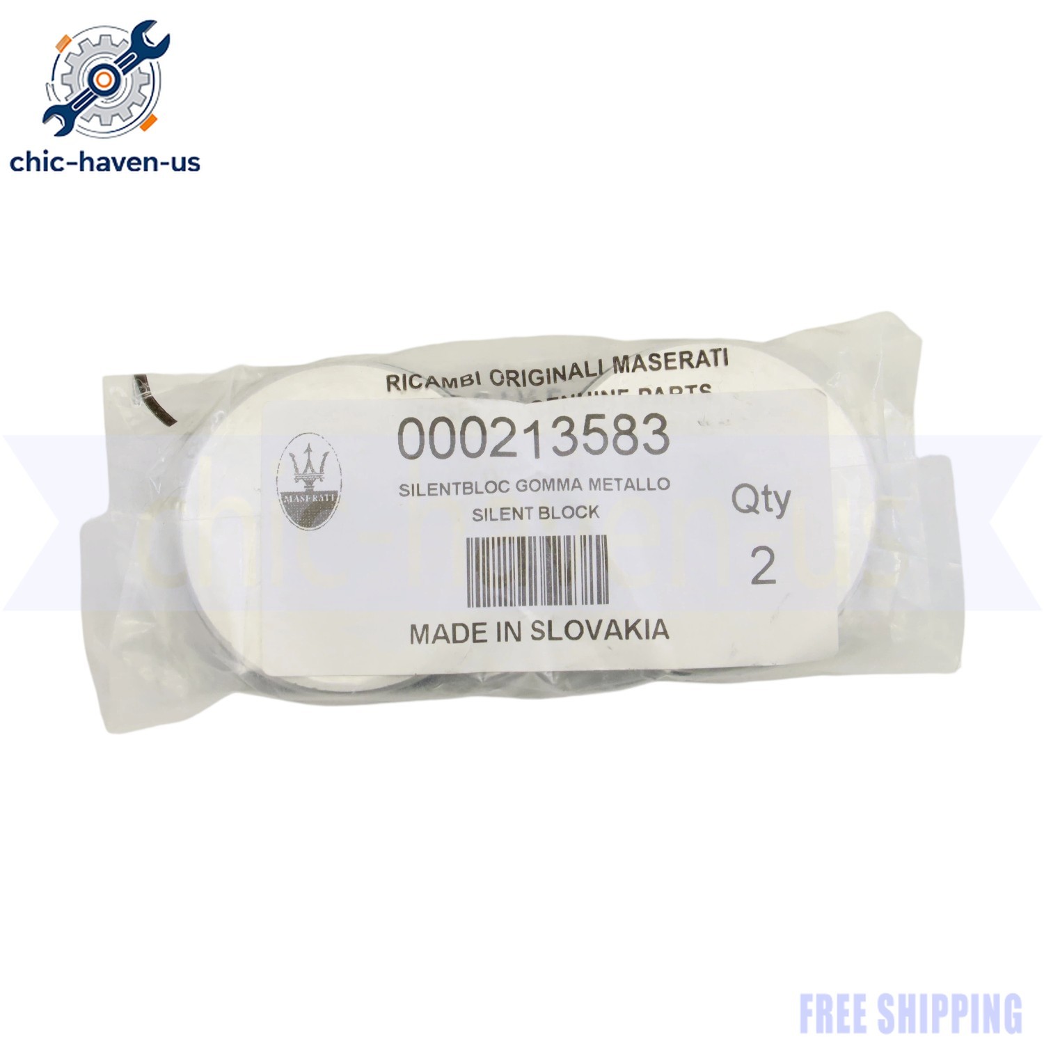 Maserati GranCabrio 2010-2019 Front Control arm bushings Set P/N 980139889