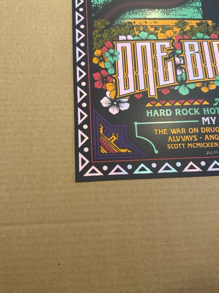 My Morning Jacket - One Big Holiday 2024 Official Poster - FOIL VARIANT - LE/60 - Image 2 of 4