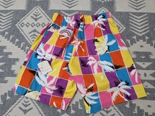 Vintage 80s Paradise Found Hawaii Boy's/Youth L Shorts Surf Wear JAMS USA Made