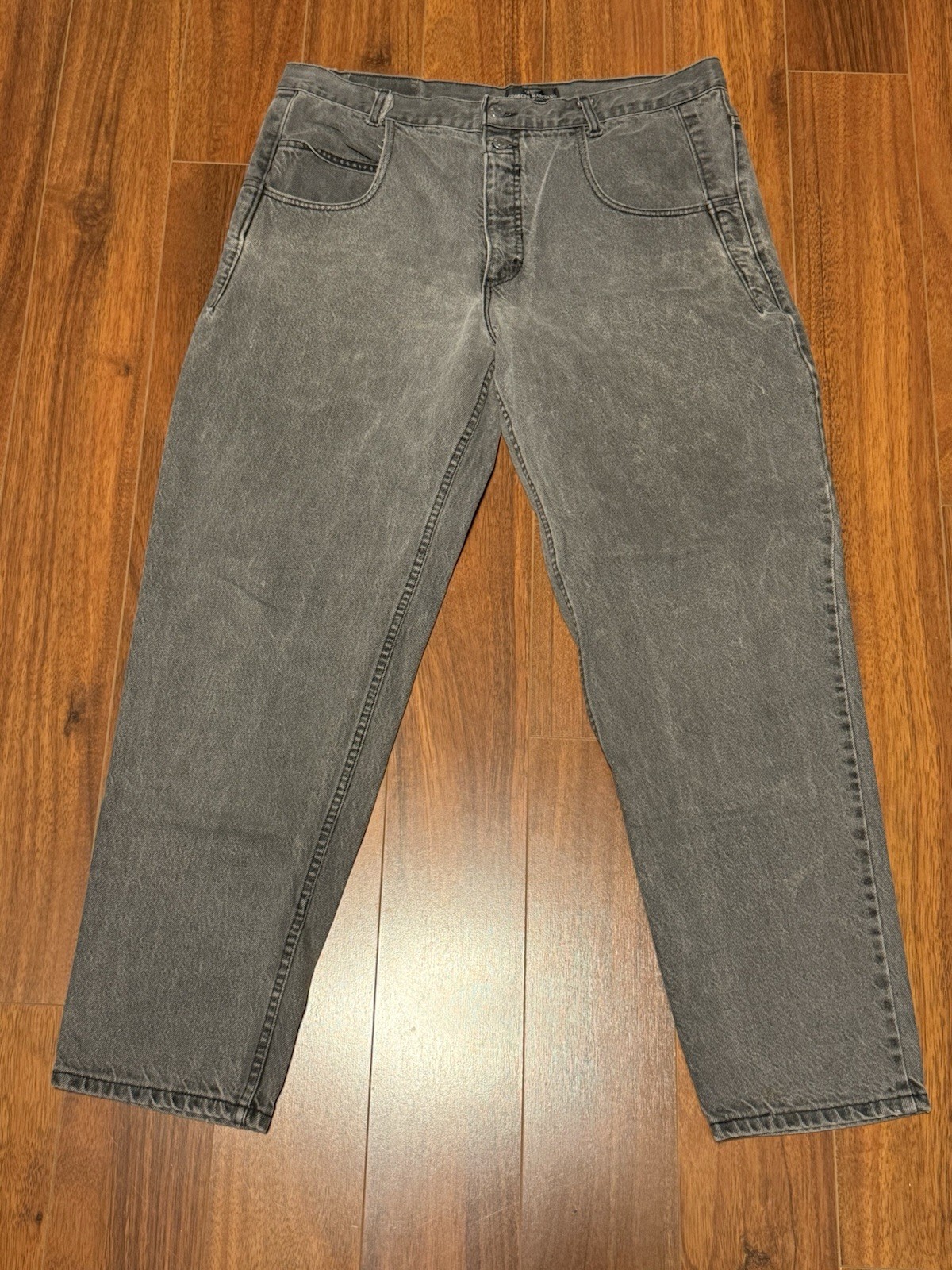 Vintage 90’s Men’s Guess Jeans Style 39075 Size 40 Faded Black