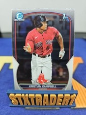2023 Bowman Draft Kristian Campbell 1st Base Chrome Prospect BDC-125 Red Sox