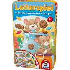 Schmidt Spiele Leiterspiel Mitbringspiel in der Metalldose