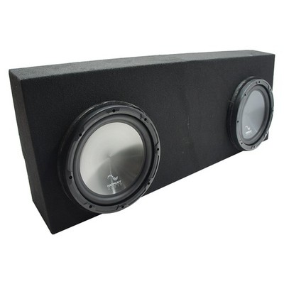 07-13 Toyota Tundra Crew Max Harmony HA-R104 Dual 10'' Custom Sub Box 2 Ohm New