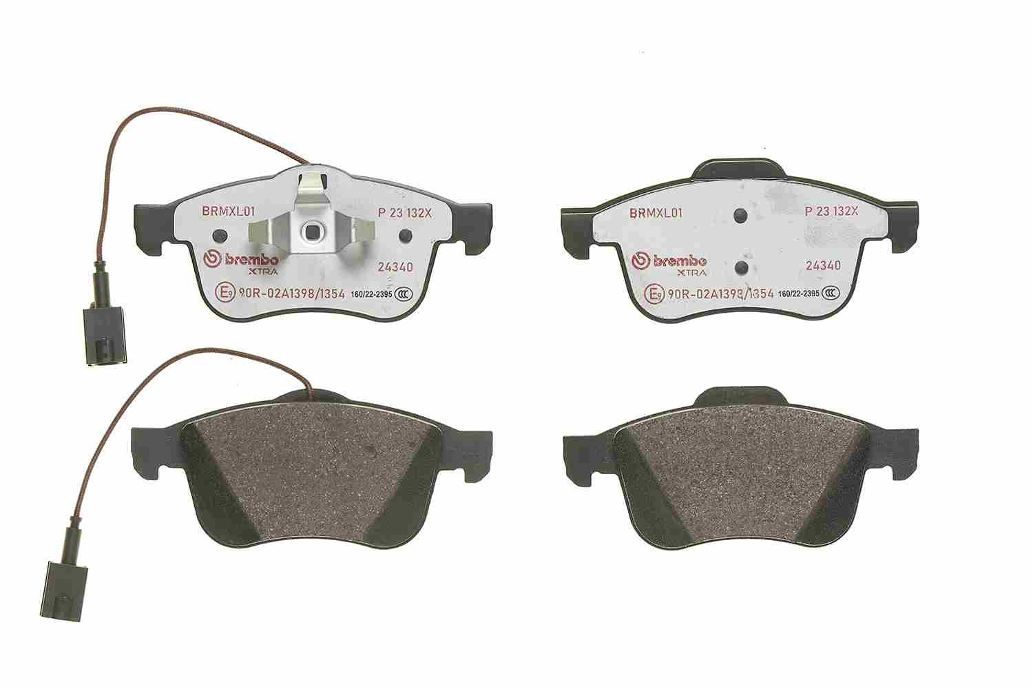 Fits BREMBO P 23 132X HAM PADS. PRZEDNIE XTRA FRONT Teves ALFA ROMEO/ ⭐UK Stock⭐