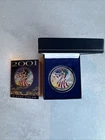 American Eagle Walking Liberty 2001 Colorized Silver Dollar 1oz .999 Fine Silver