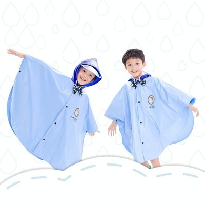 Kawayan Impermeabile Bambino A Forma Di Papera, Con Cappuccio E Tasche, Adatto Da 90 A 120 Cm - copertina