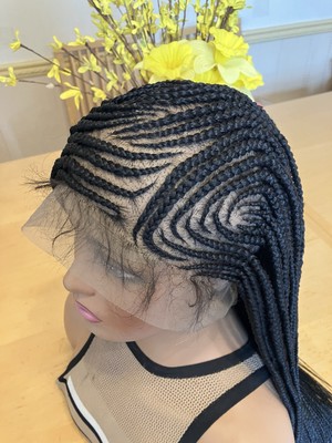 Full Lace Flechtperücke. Cornrow Flechtperücke