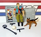 GI Joe Law & Order 1987 *100% COMPLETE w/File Card, Near Mint!* Vintage v1 ARAH