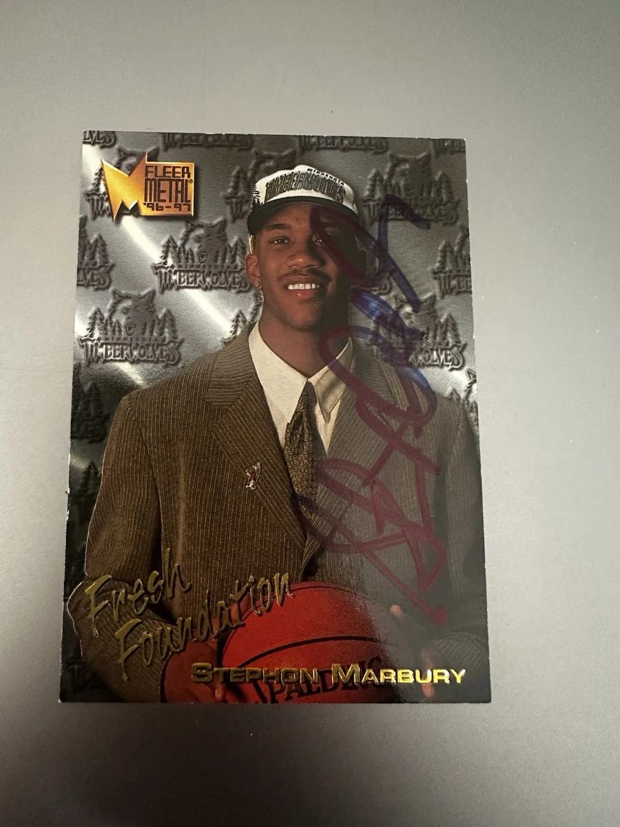 Fleer Stephon Marbury Basketball Sports Trading Card Singles